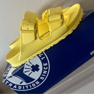 Arizona EVA Birkenstock yellow size 37